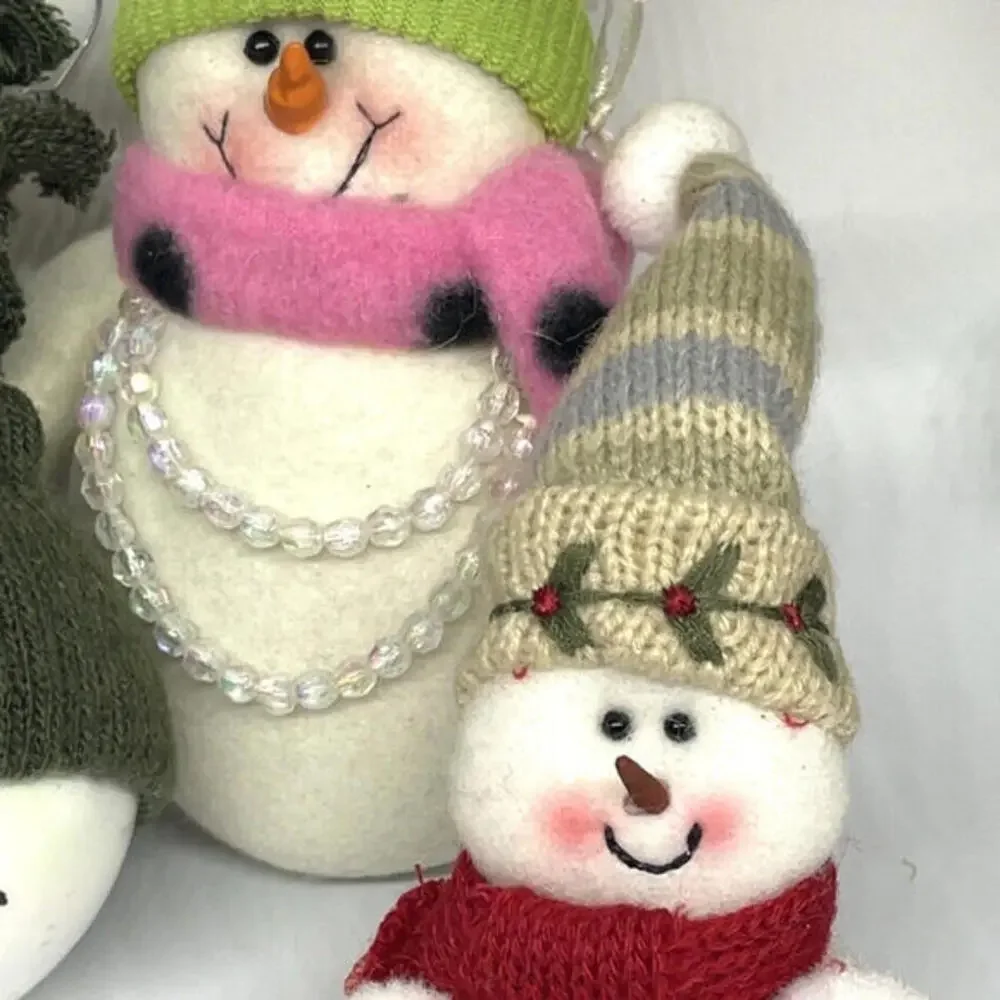 Snowman Christmas Ornaments LOT of 14‎